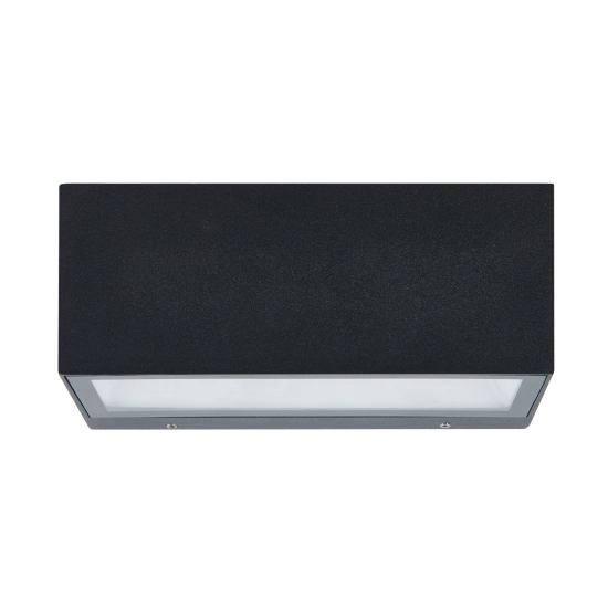 SPONGANO lampa ścienna kinkiet zewnętrzny LED czarny IP65 900885 EGLO