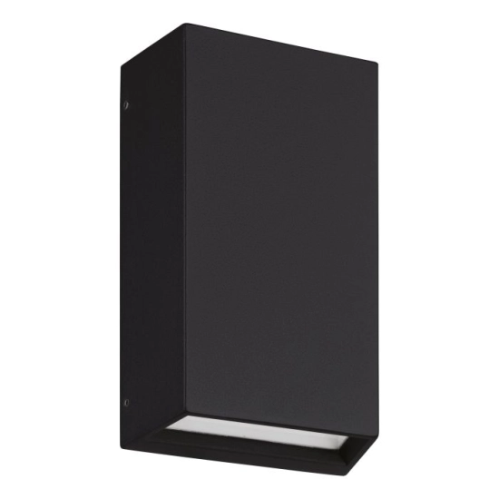 SPONGANO lampa ścienna kinkiet zewnętrzny LED czarny IP65 900886 EGLO