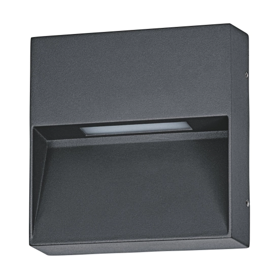 MARUGGIO lampa ścienna kinkiet zewnętrzny LED czarny IP65 900889 EGLO