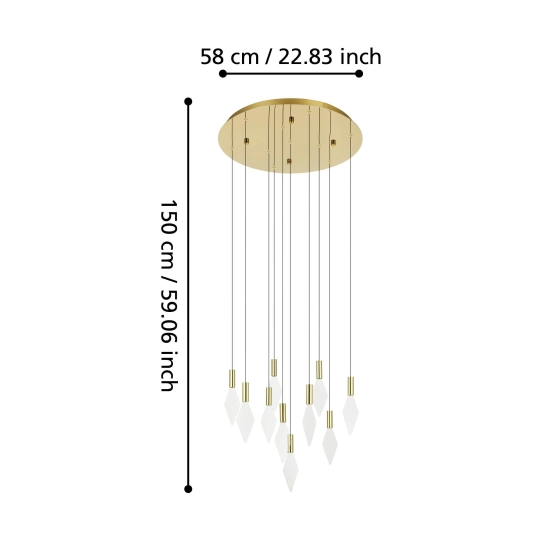 MIRADOR Lampa wisząca 390359 EGLO