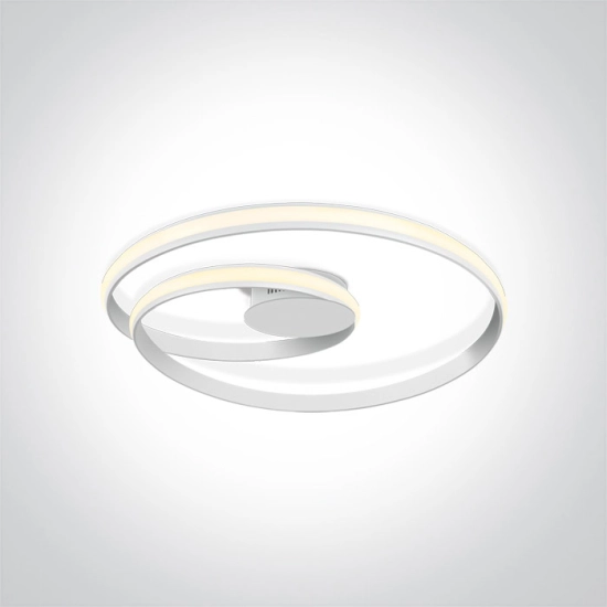 Plafon The Swirl Range 63066/W ONE LIGHT