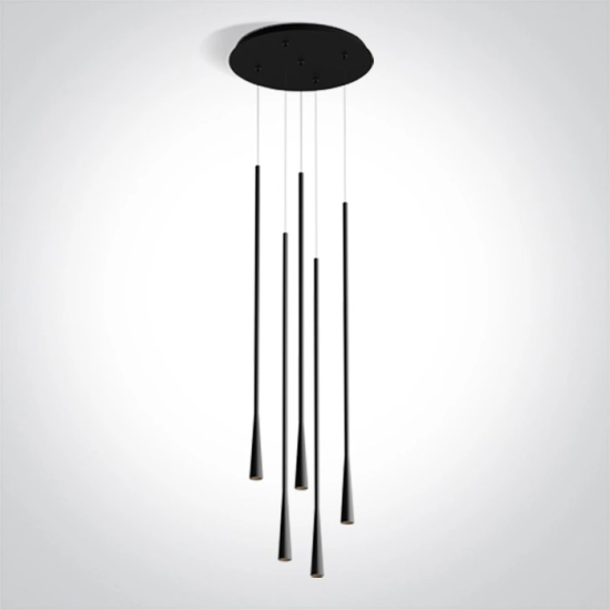 BLACK 5x5W WW 230V 63076C/B/W ONE LIGHT