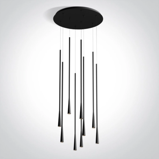 BLACK 9x5W WW 230V 63076D/B/W ONE LIGHT