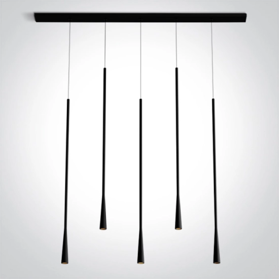 BLACK 5x5W WW 230V 63076E/B/W ONE LIGHT