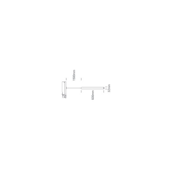BLACK PENDANT TRACK LED 8W WW 36deg IP20 230V 63108AT/B/W ONE LIGHT