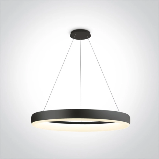Lampa wisząca LED Pendant Rings 63114/B/W ONE LIGHT 60cm