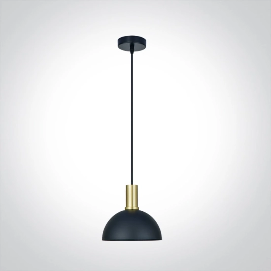 Lampa wisząca Round Pendants 63140/BBS E27 ONE LIGHT