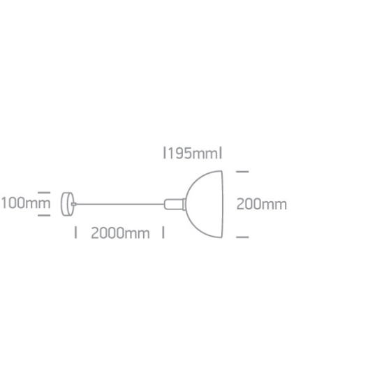 Lampa wisząca Round Pendants 63140/BBS E27 ONE LIGHT