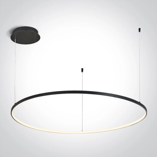 BLACK RING 100cm 48W WW IP20 230V DIMMABLE 63150/B/W ONE LIGHT