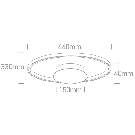 BLACK 20W WW IP20 230V DIMMABLE 63154B/B/W ONE LIGHT