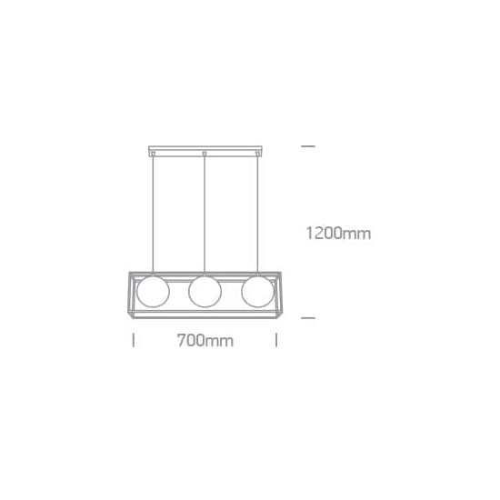 kinkiecik.pl Alla Z 63174C/BS dekoracyjna lampa wisząca E14 3x8W 100-240V ONE LIGHT