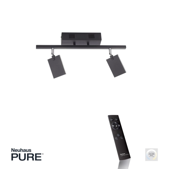 Lampa sufitowa Pure Mira Czarny 6354-18 Paul Neuhaus - zdjęcie dodatkowe 6