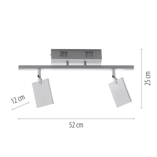 Lampa sufitowa Pure Mira Aluminium 6354-95 Paul Neuhaus - zdjęcie dodatkowe 1