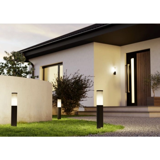 SALLE lampa ścienna, kinkiet zewnętrzny 1xE27 czarny IP54 901033 EGLO