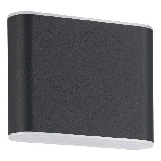 GRUTTI lampa ścienna kinkiet zewnętrzny LED antracyt IP65 11,5x9 cm 901025 EGLO