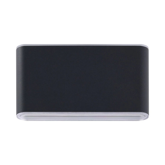 GRUTTI lampa ścienna kinkiet zewnętrzny LED antracyt IP65 17,5x9 cm 901026 EGLO