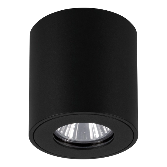 TORRECOLA Lampa sufitowa tuba IP44 czarna GU10 Plafon 901028 EGLO