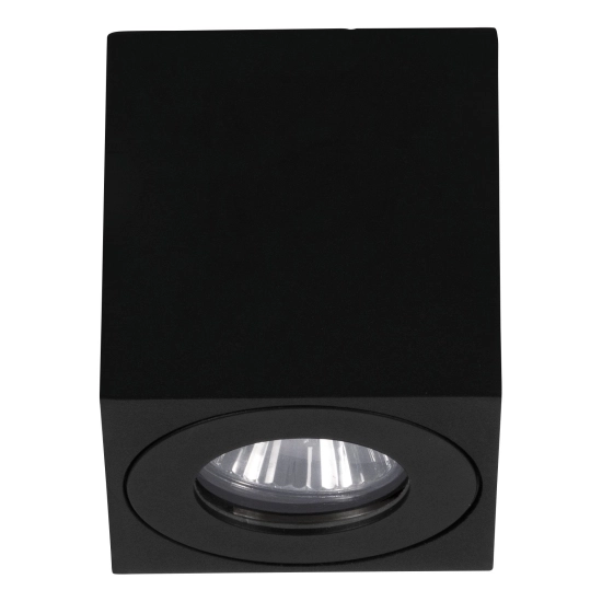 TORRECOLA Lampa sufitowa kostka IP44 czarna GU10 Plafon 901029 EGLO