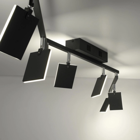 Lampa sufitowa Pure Mira Czarny 6358-18 Paul Neuhaus - zdjęcie dodatkowe 5