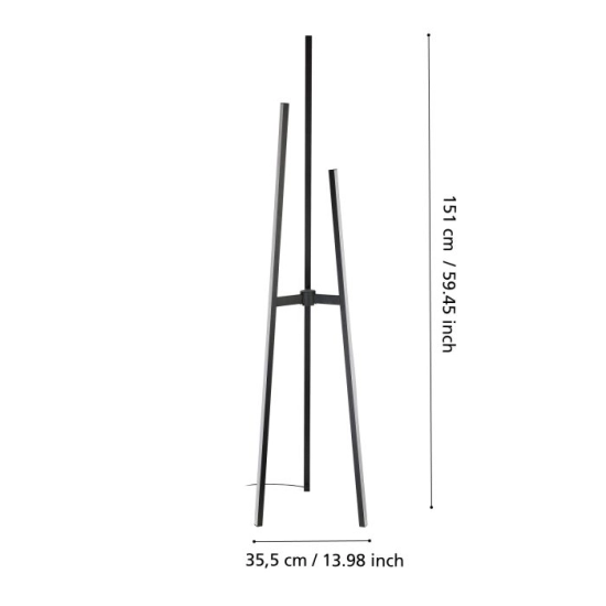 MONGOLANA Lampa podłogowa 901052 EGLO