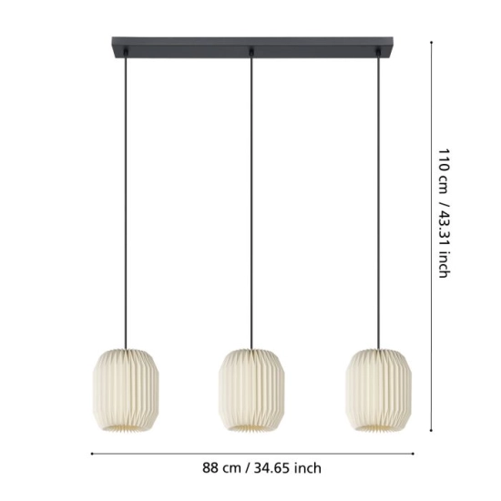 BELGRAVE Lampa wisząca 44102 EGLO