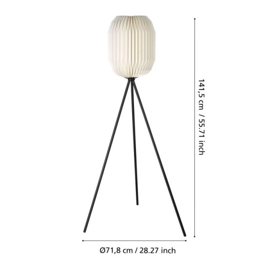 BELGRAVE Lampa podłogowa 44104 EGLO