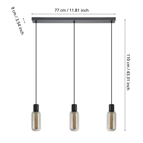 MAIONE Lampa wisząca 901005 EGLO