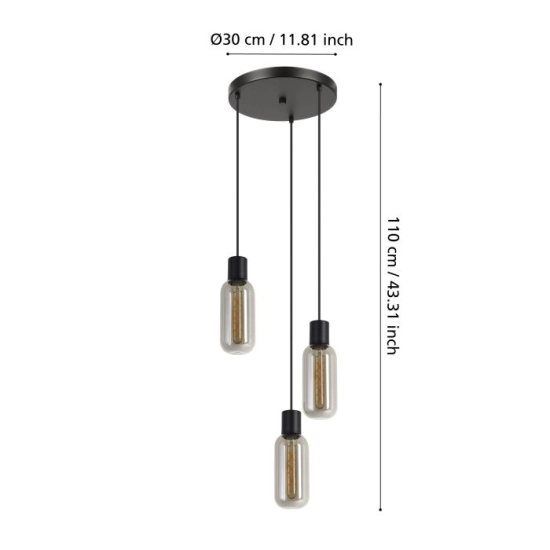 MAIONE Lampa wisząca 901004 EGLO