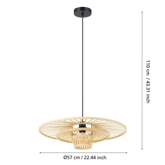 LYDNEY Lampa wisząca 44012 EGLO