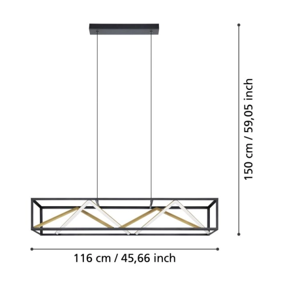 PENELA Lampa wisząca 390417 EGLO
