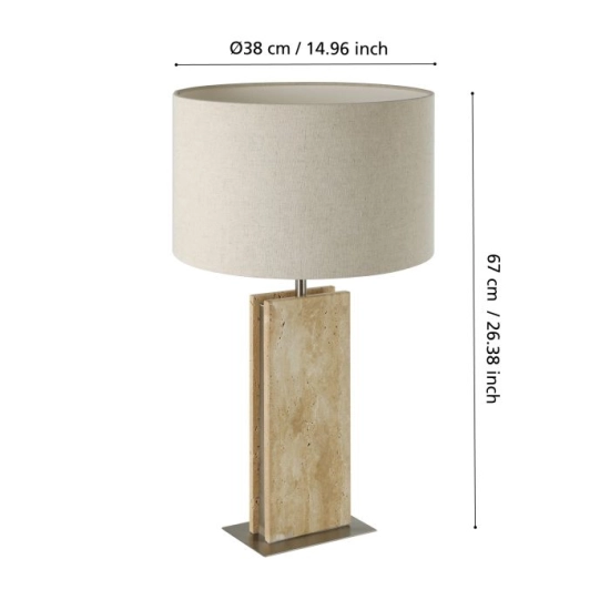 BELESAR Lampa stołowa 390408 EGLO