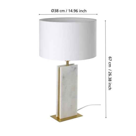 BELESAR Lampa stołowa 390409 EGLO