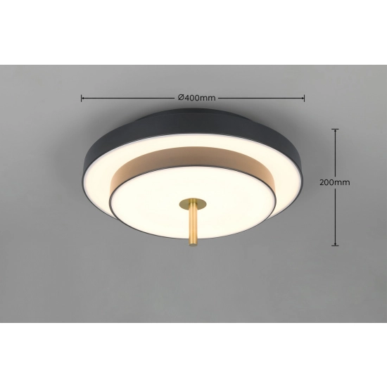 KEATON – 640210180 incl. 1x SMD, 34,5W · 1x 4000lm, 2300+3000+4000K TRIO