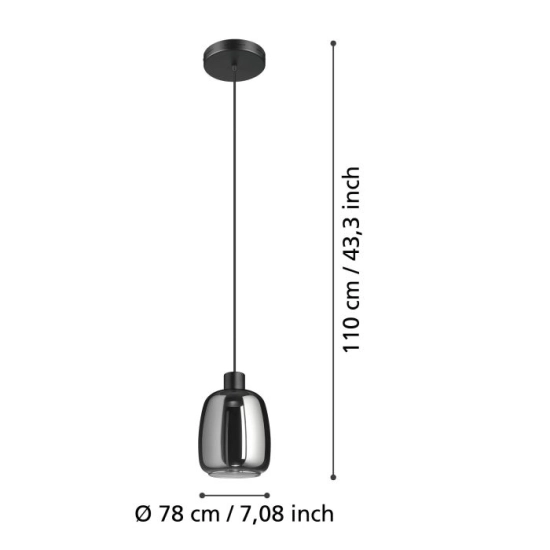 MOLOCHIO-Z Lampa wisząca 901119 EGLO