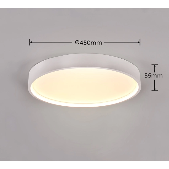 Plafon DOHA – 641310231 incl. 1x SMD, 29W · 1x 3260lm, 2300+3000+4000K TRIO