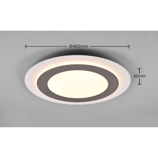 Plafon MORGAN – 641519207 incl. 1x SMD, 42W · 1x 5600lm, 2700 - 6500K TRIO