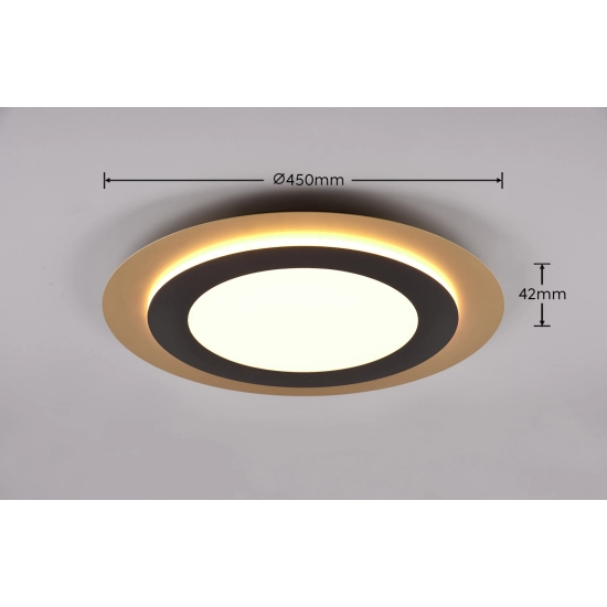Plafon MORGAN – 641519280 incl. 1x SMD, 42W · 1x 5600lm, 2700 - 6500K TRIO