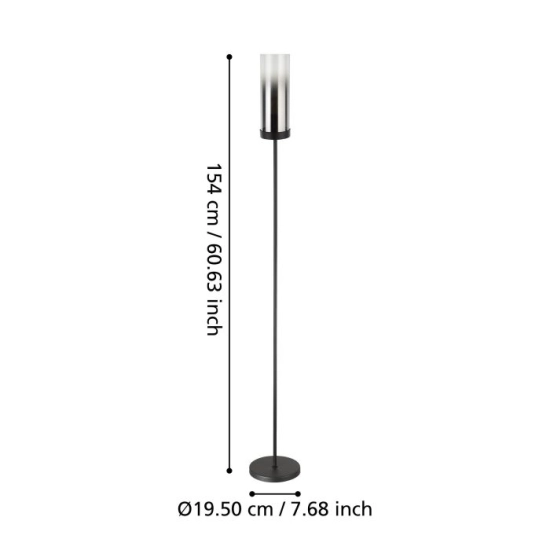 TOOTHILL Lampa podłogowa 44004 EGLO