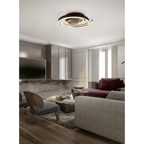 Plafon CAYA – 641910208 incl. 1x SMD, 58W · 1x 6800lm, 2300+3000+4000K TRIO