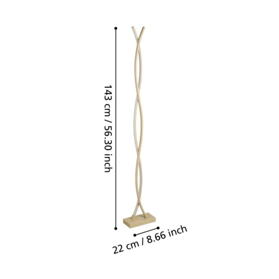 LASANA 4 Lampa podłogowa 901107 EGLO