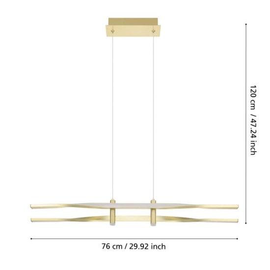 COLMEAL Lampa wisząca 901226 EGLO