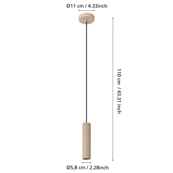 CAMINIA Lampa wisząca 901151 EGLO