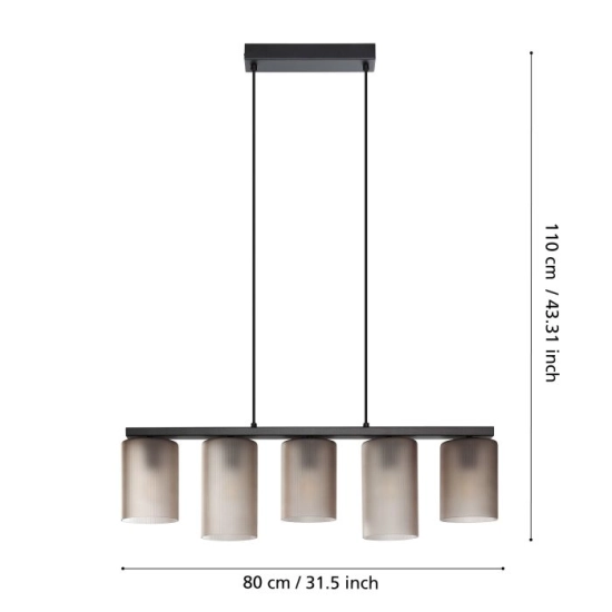 COLOMERA Lampa wisząca 901163 EGLO