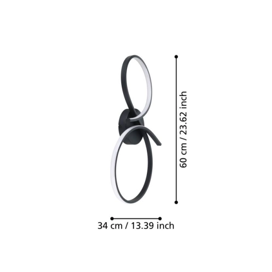 SERPINS oprawa sufitowa 901266 EGLO