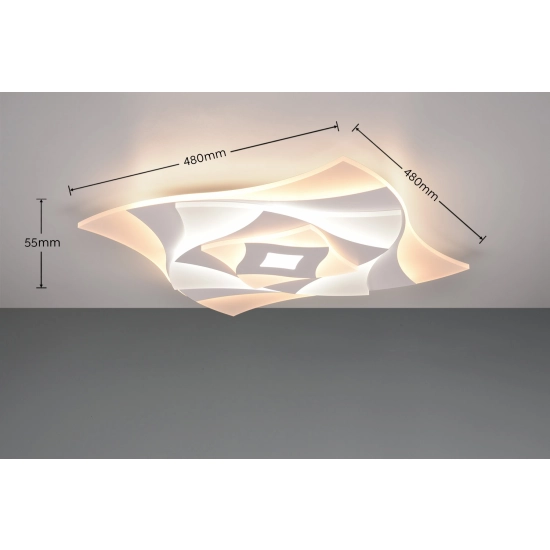 Plafon AKITA – 647110131 incl. 1x SMD, 56W · 1x 6550lm, 3000 - 6500K TRIO
