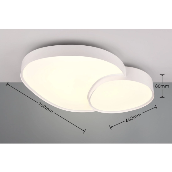 RISE – 647519231 incl. 1x SMD, 45W · 1x 5300lm, 2700 - 6500K TRIO