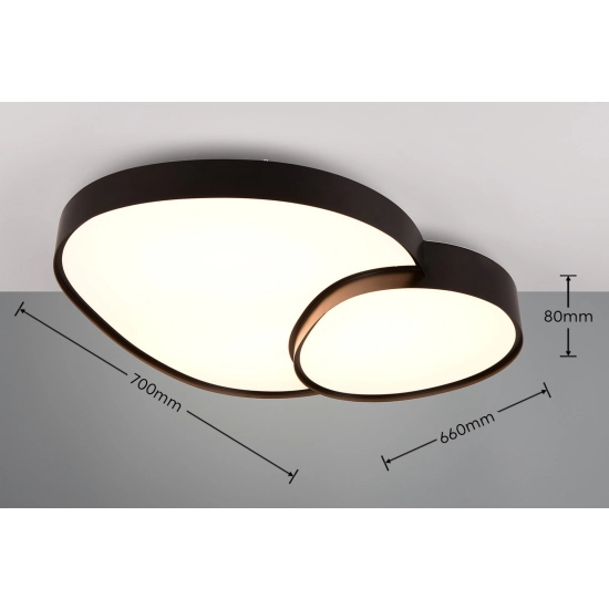 RISE – 647519232 incl. 1x SMD, 45W · 1x 5300lm, 2700 - 6500K TRIO