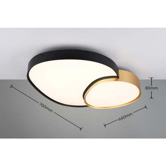 RISE – 647519280 incl. 1x SMD, 45W · 1x 5300lm, 2700 - 6500K TRIO