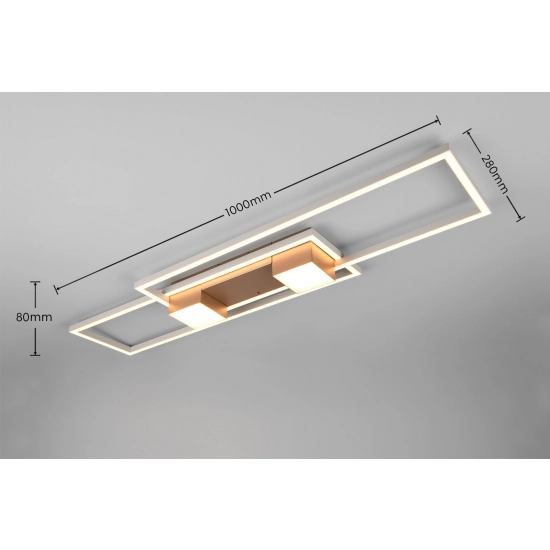 ALBANY – 647710465 incl. 1x SMD, 37W · 1x 4300lm, 2700 - 6500K TRIO
