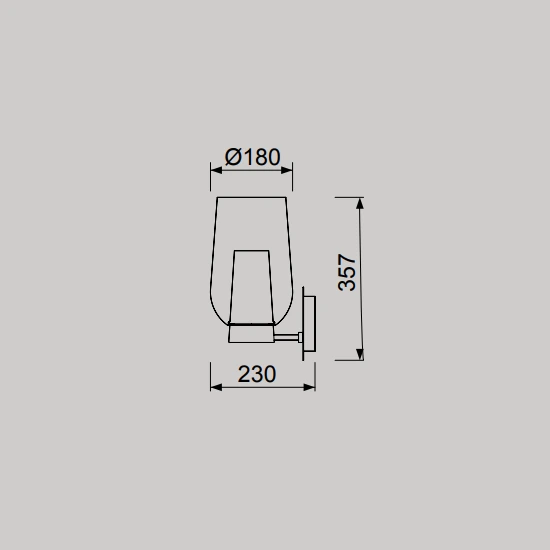 Lampa ścienna Mantra Nora 8288MA - zdjęcie dodatkowe 1